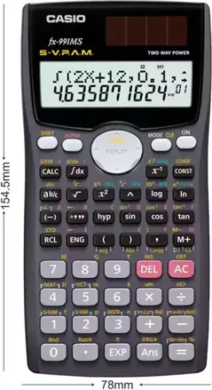 FX 991 MS - kalkulačka Casio