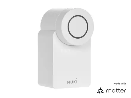 Elektronický zámok Nuki Smart Lock Pro 4. generácie, biely, standard