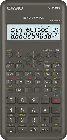 FX 350 MS (2nd edition) - kalkulačka Casio